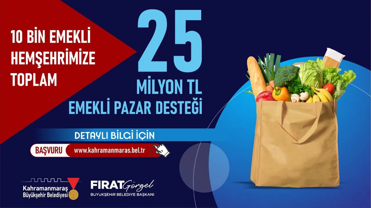 Büyükşehir’in Emekli Pazar Desteği Büyük Memnuniyet Oluşturdu