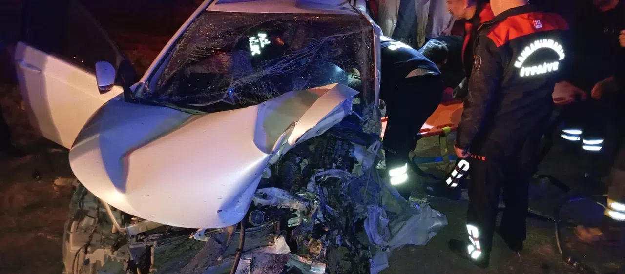 Kahramanmaraş'ta Sıkışmalı Trafik Kazası: 1 Yaralı