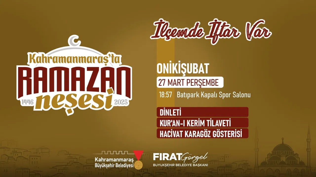 Ramazan’ın Manevi İklimi Batıpark’ta Kurulacak İftar Sofrasında Yaşatılacak