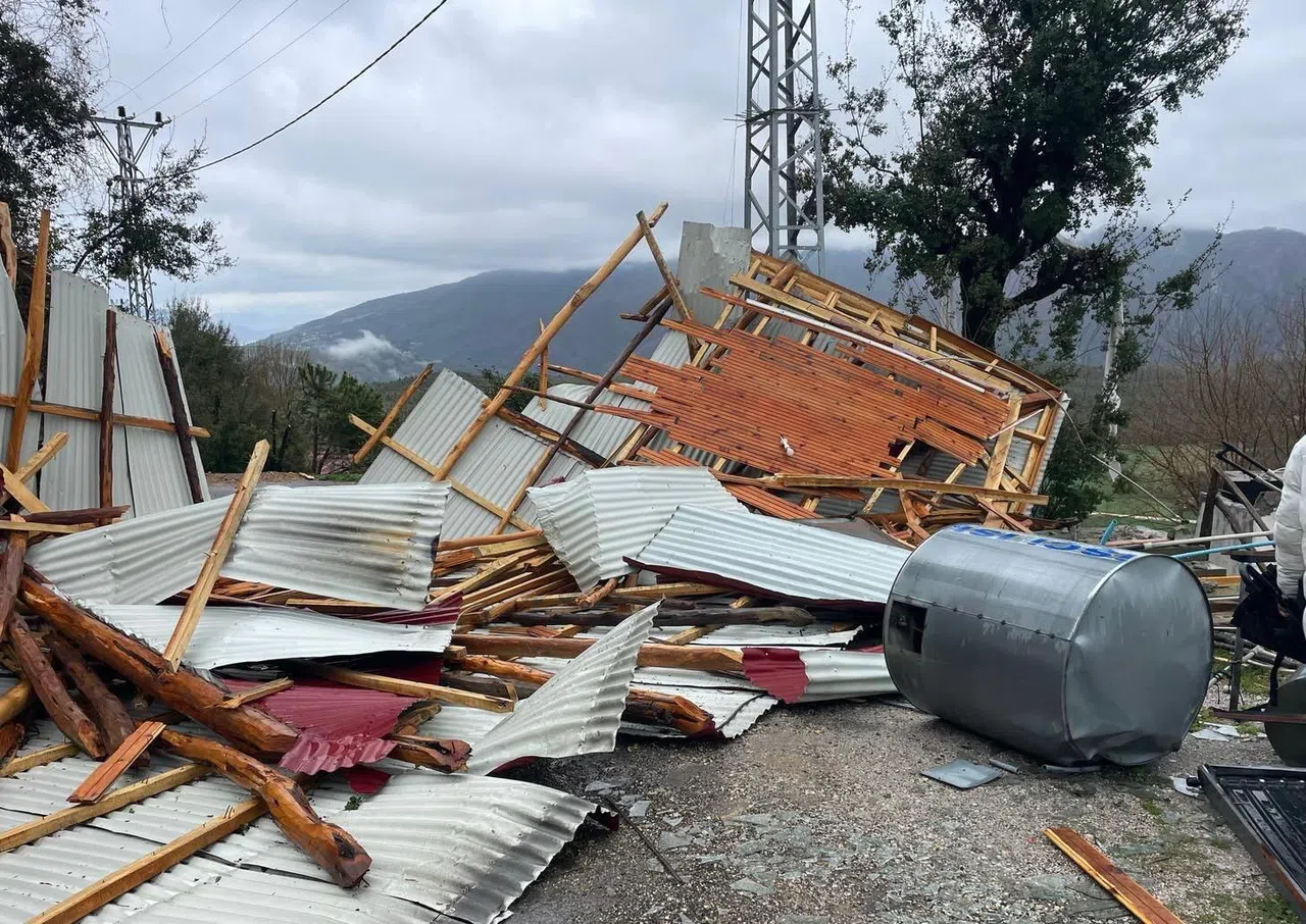 Andırın'da Hortum Paniği