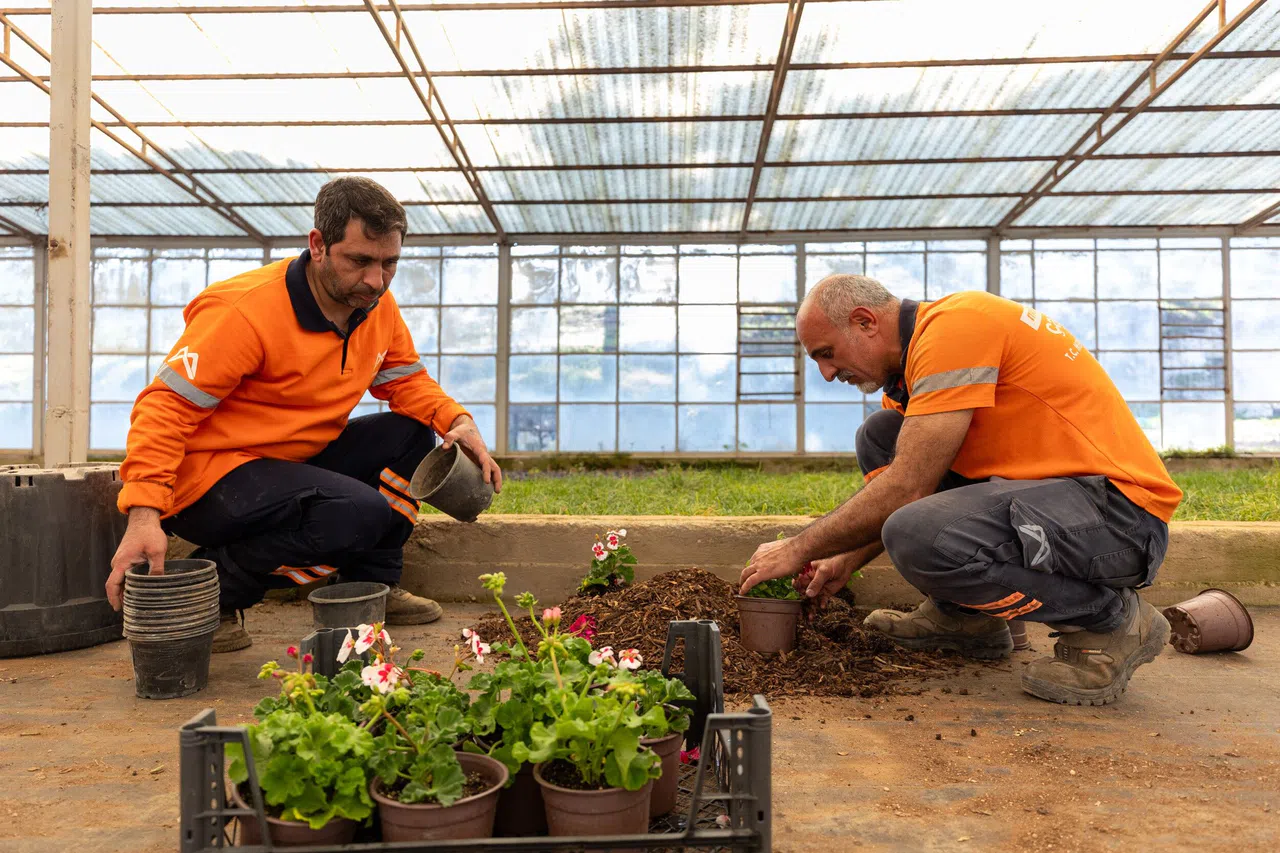 Organik Atıklardan Kompost Üretimi Sürüyor
