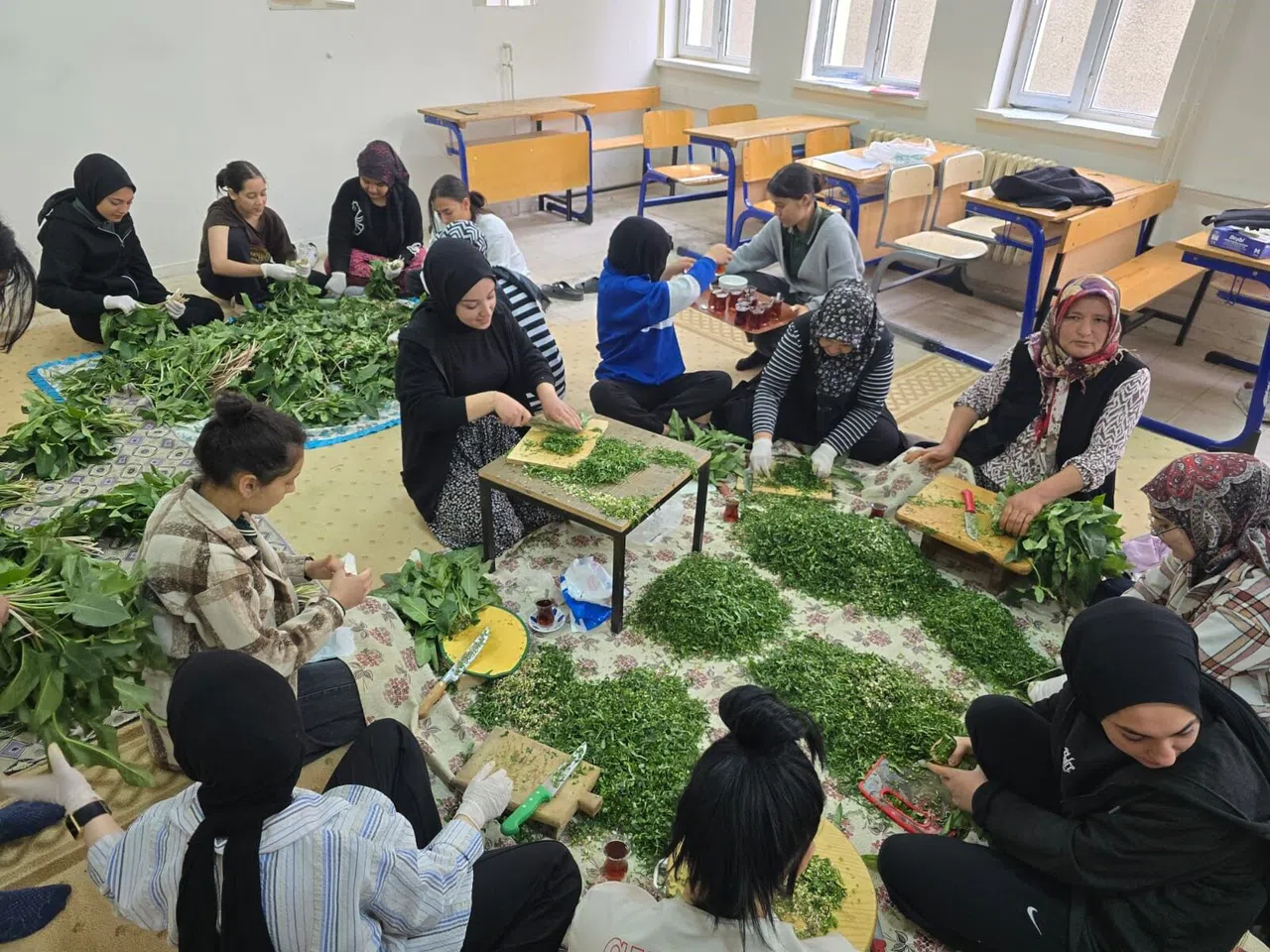 Okulda 'Tirşik Şöleni'