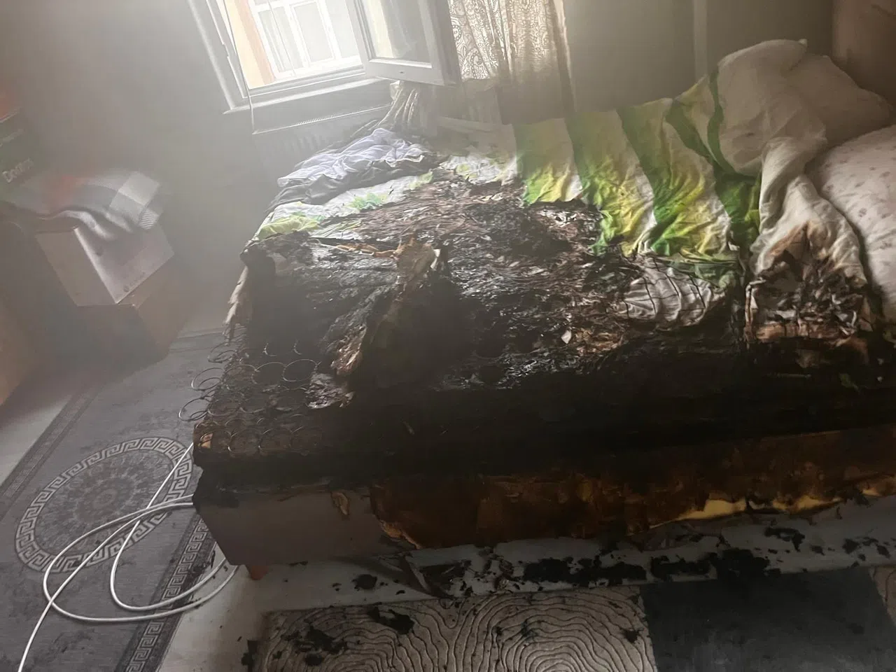 Elektrikli Isıtıcı Yangına Neden Oldu