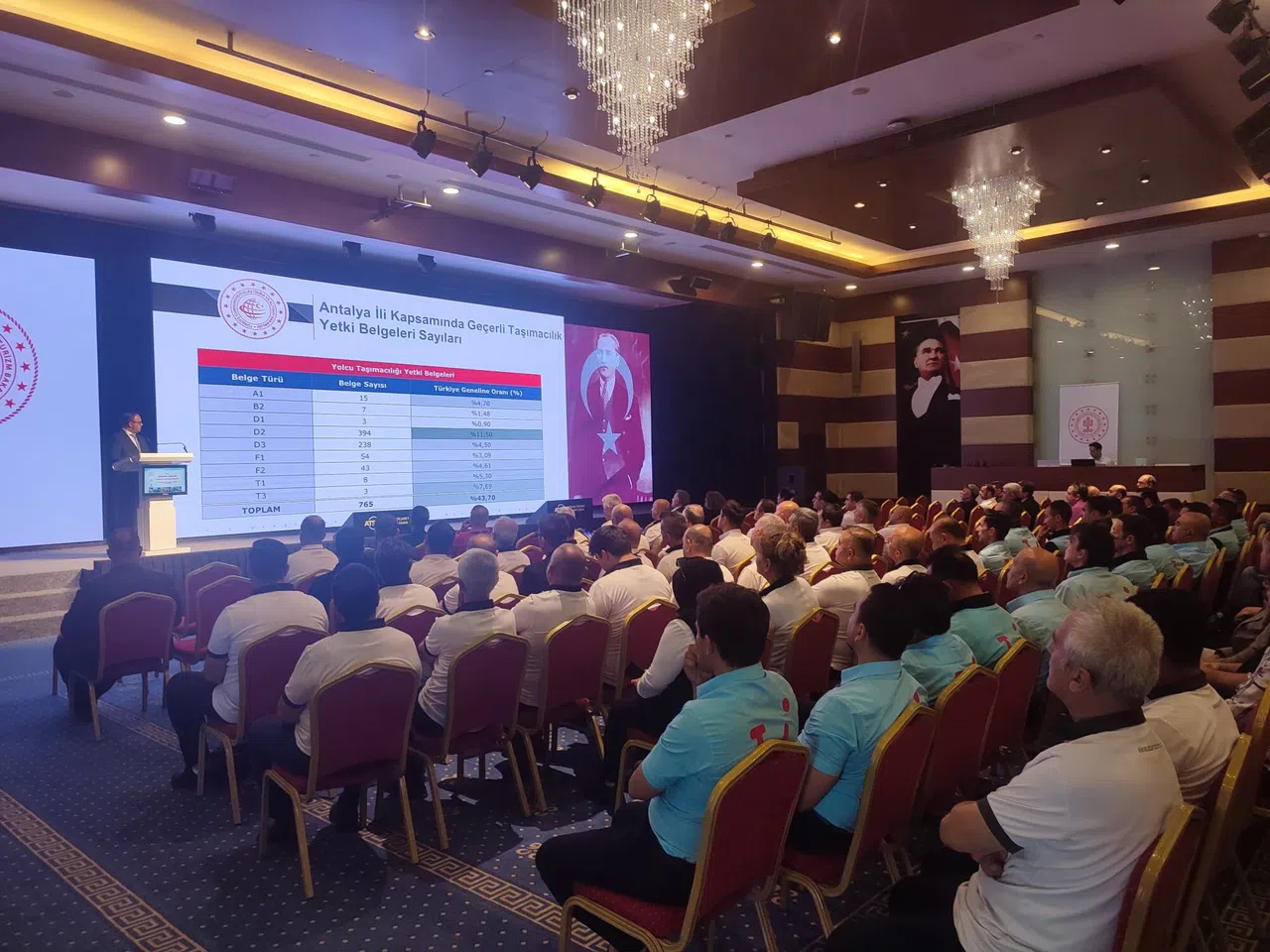 300 Turizm Şoförüne Yol Güvenliği Eğitimi Verildi