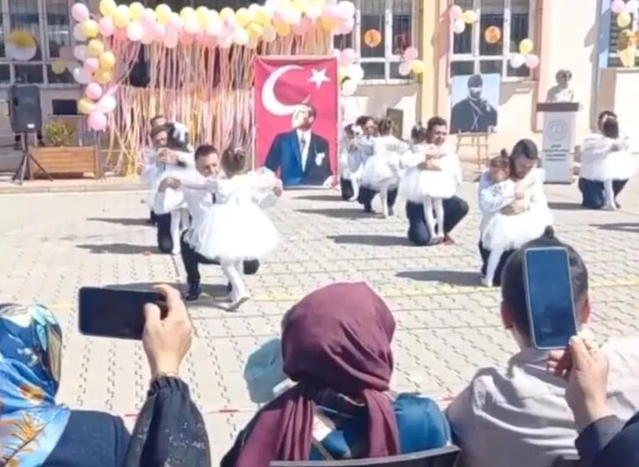 Kahramanmaraş'ta babalar ve çocuklardan özel gösteri