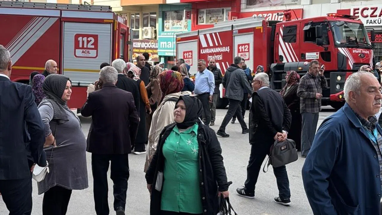 Kahramanmaraş Kadın Doğum Hastanesi'nde Yangın Paniği