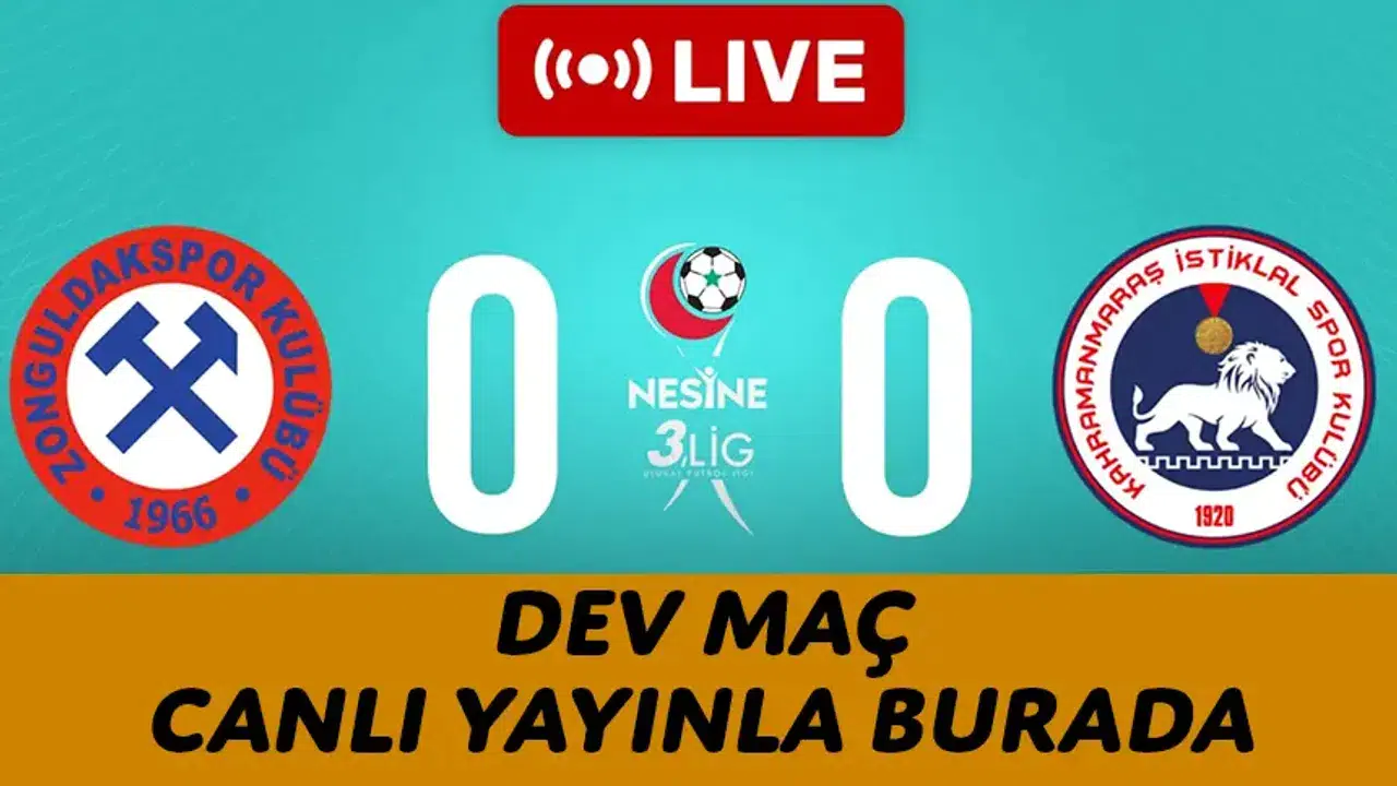 Kömürspor-Kahramanmaraş İstiklalspor Maçı Başladı