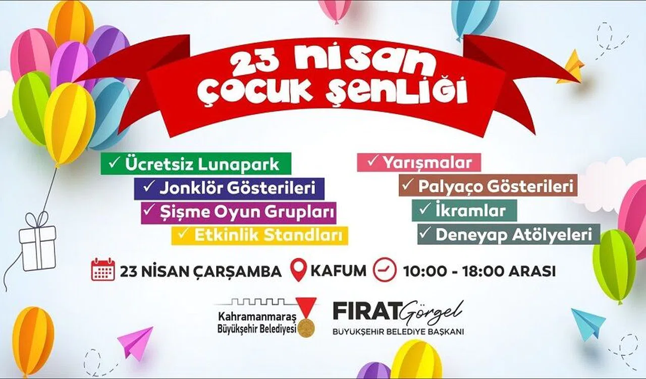 23 Nisan’da Çocuklar İçin Heyecan Dolu Etkinlikler!