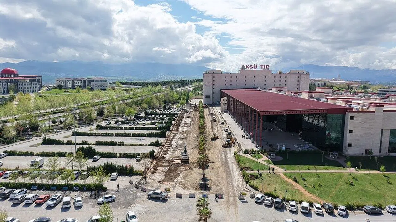 Kahramanmaraş'ta Hastane Yolu Konforlu Hale Getiriliyor