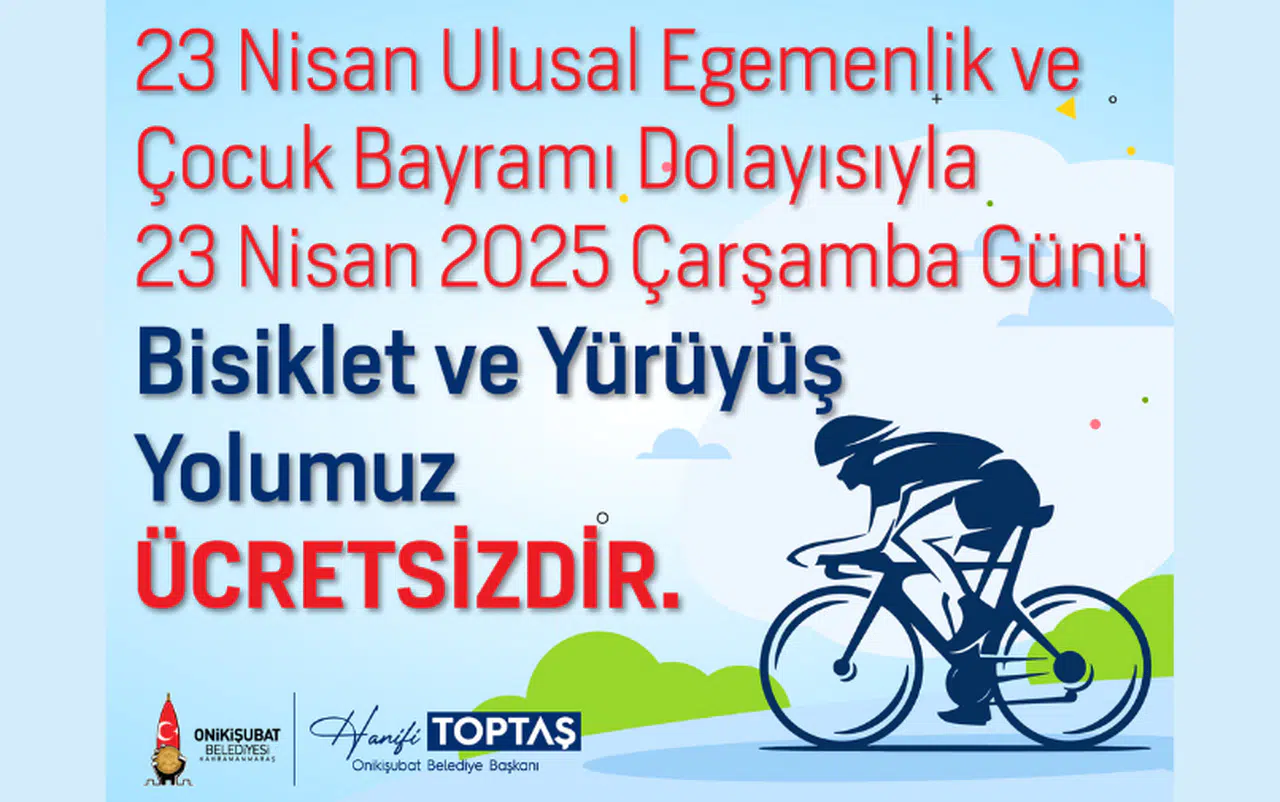 Onikişubat Belediyesi’nden çocuklara ikinci 23 Nisan müjdesi