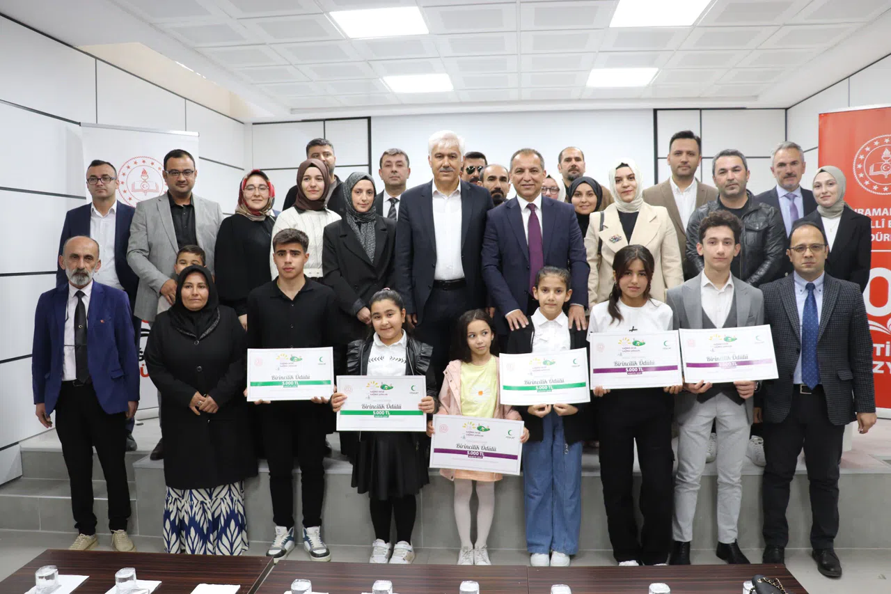 Kahramanmaraş’ta Yeşilay Ödül Töreni, 5 Bin Öğrenciden Büyük Başarı!