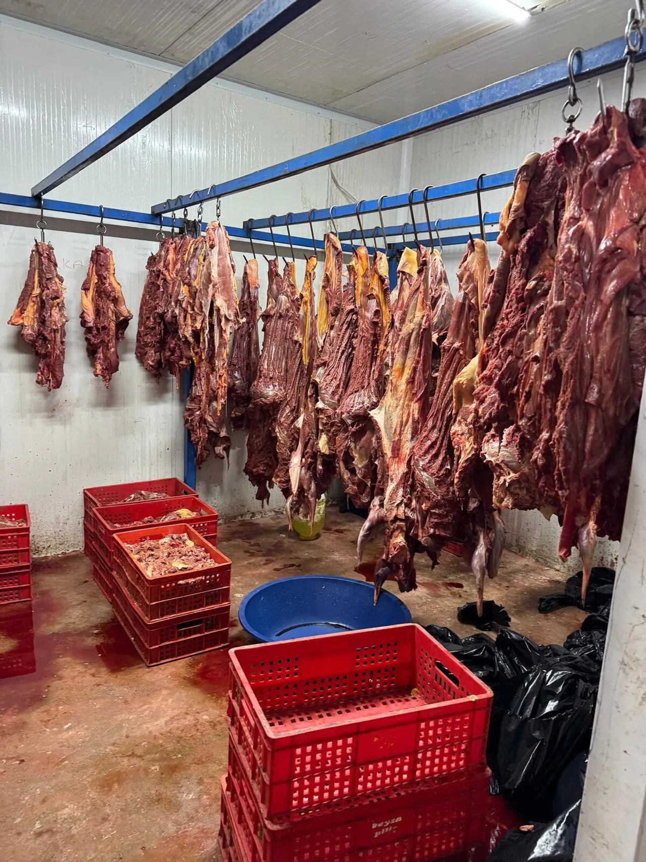 3 Ton Bozulmuş At Eti Ele Geçirildi