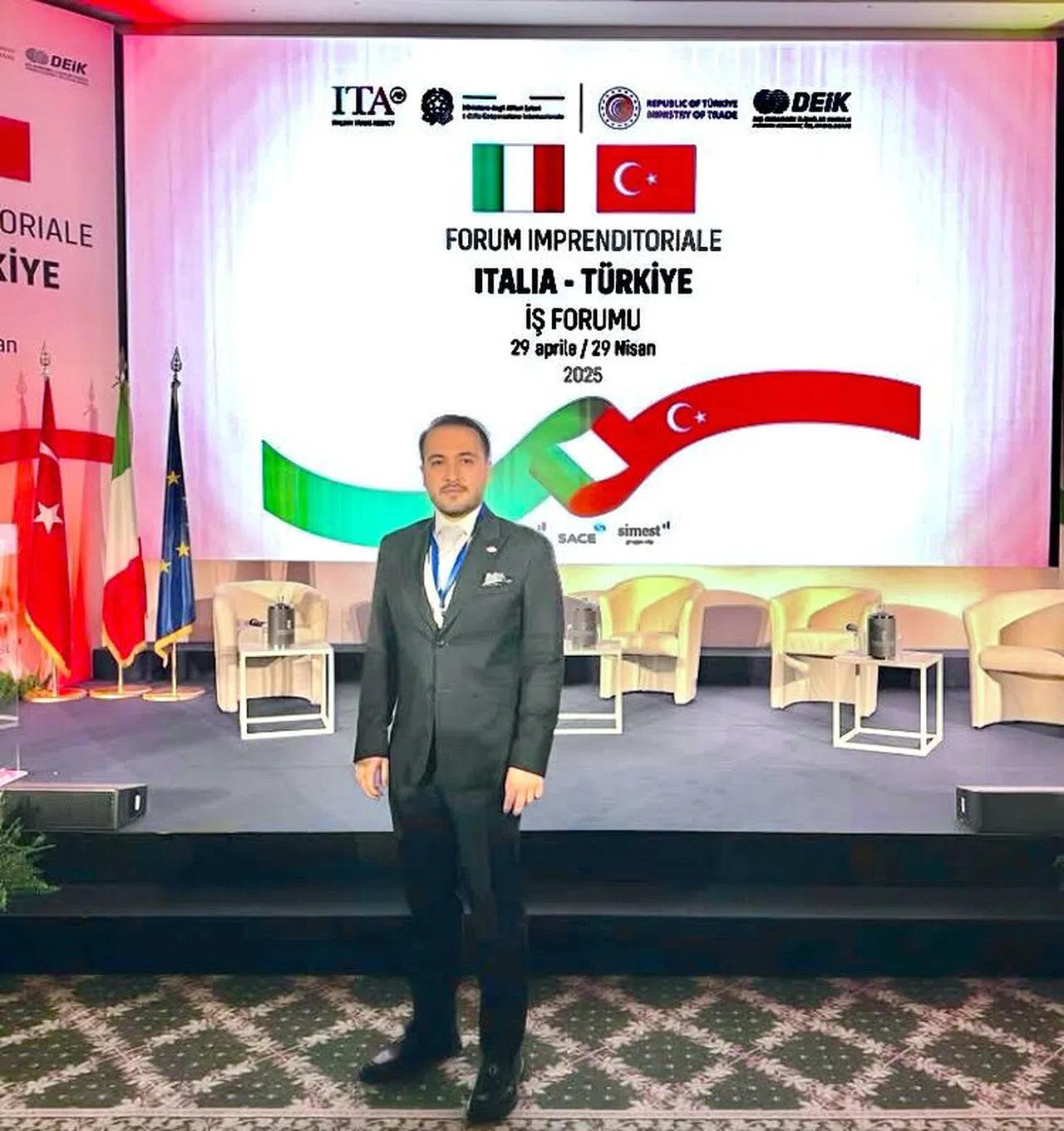 Aykut Balcıoğlu, Türkiye-İtalya İş Forumu’nda Türk Heyetinde Yer Aldı