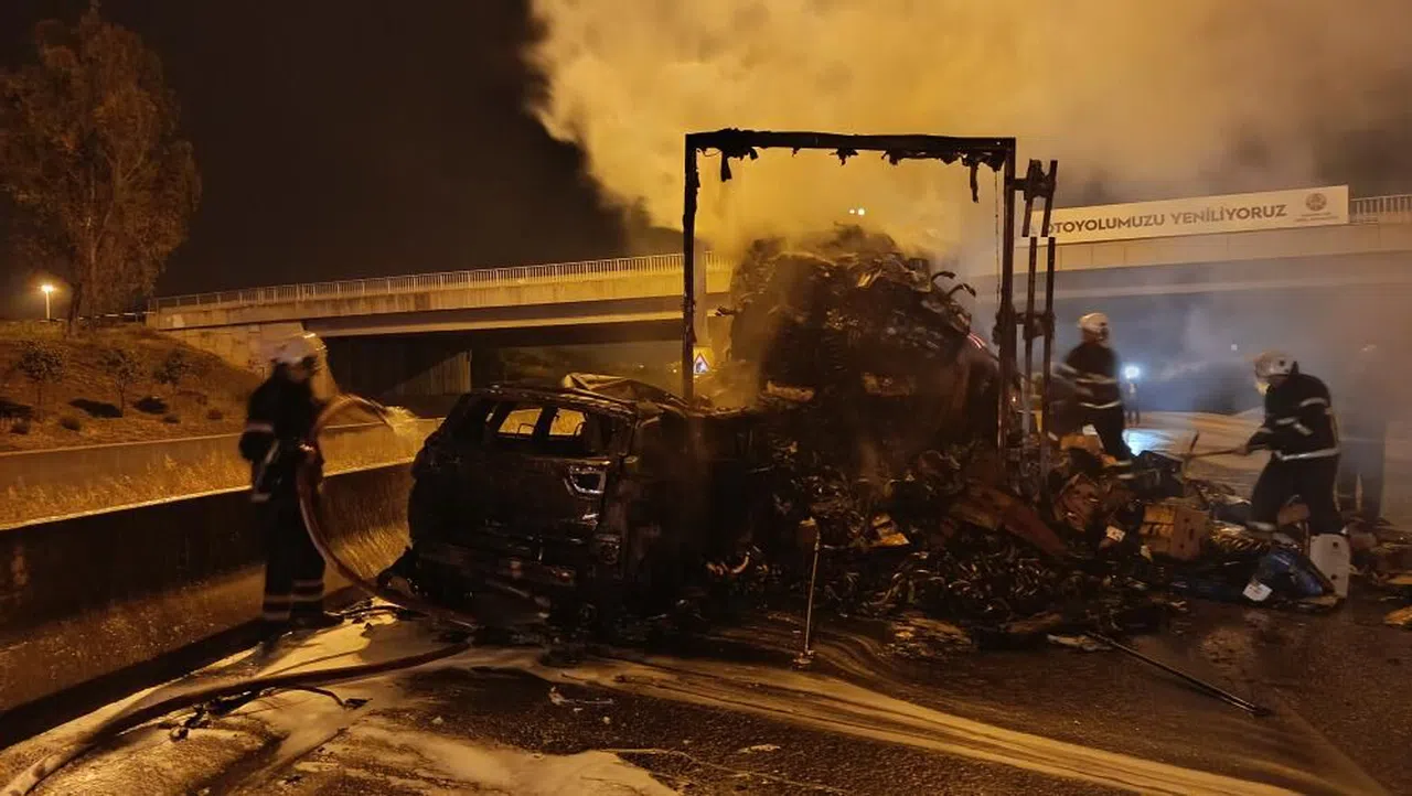 Otoyolda facianın eşiğinden dönüldü