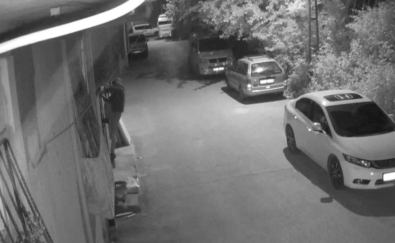 Duvara tırmanıp kablo çalan şüpheli tutuklandı