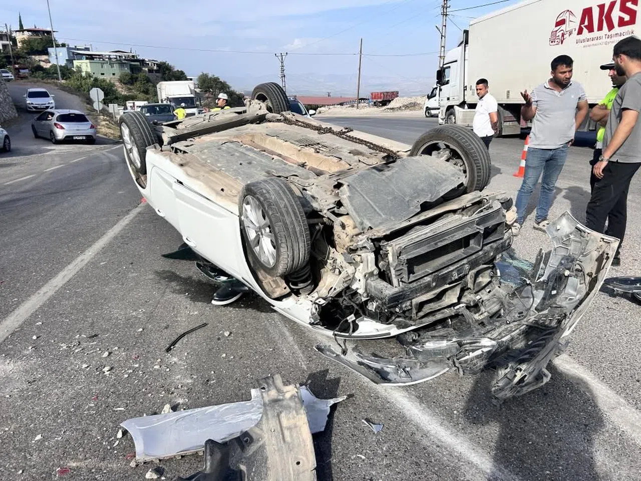 Otomobil Takla Attı: 1 Kişi Yaralandı