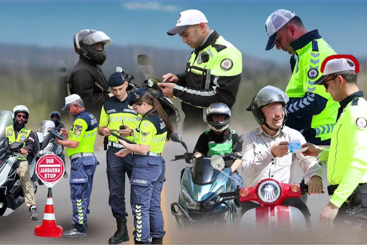 5,5 ayda 'kask'tan 475 bin sürücüye işlem!