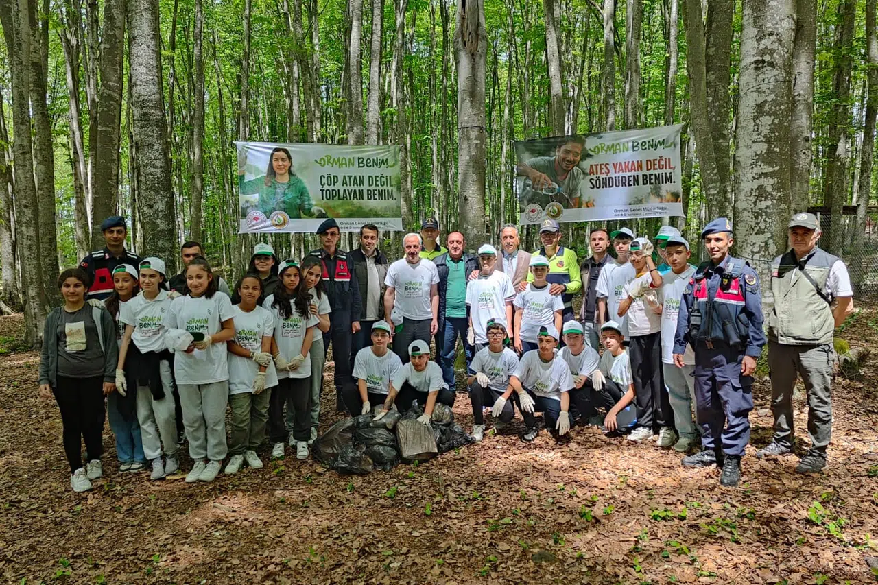 Gölcüklü miniklerden 'ormanlar benim' bilinci