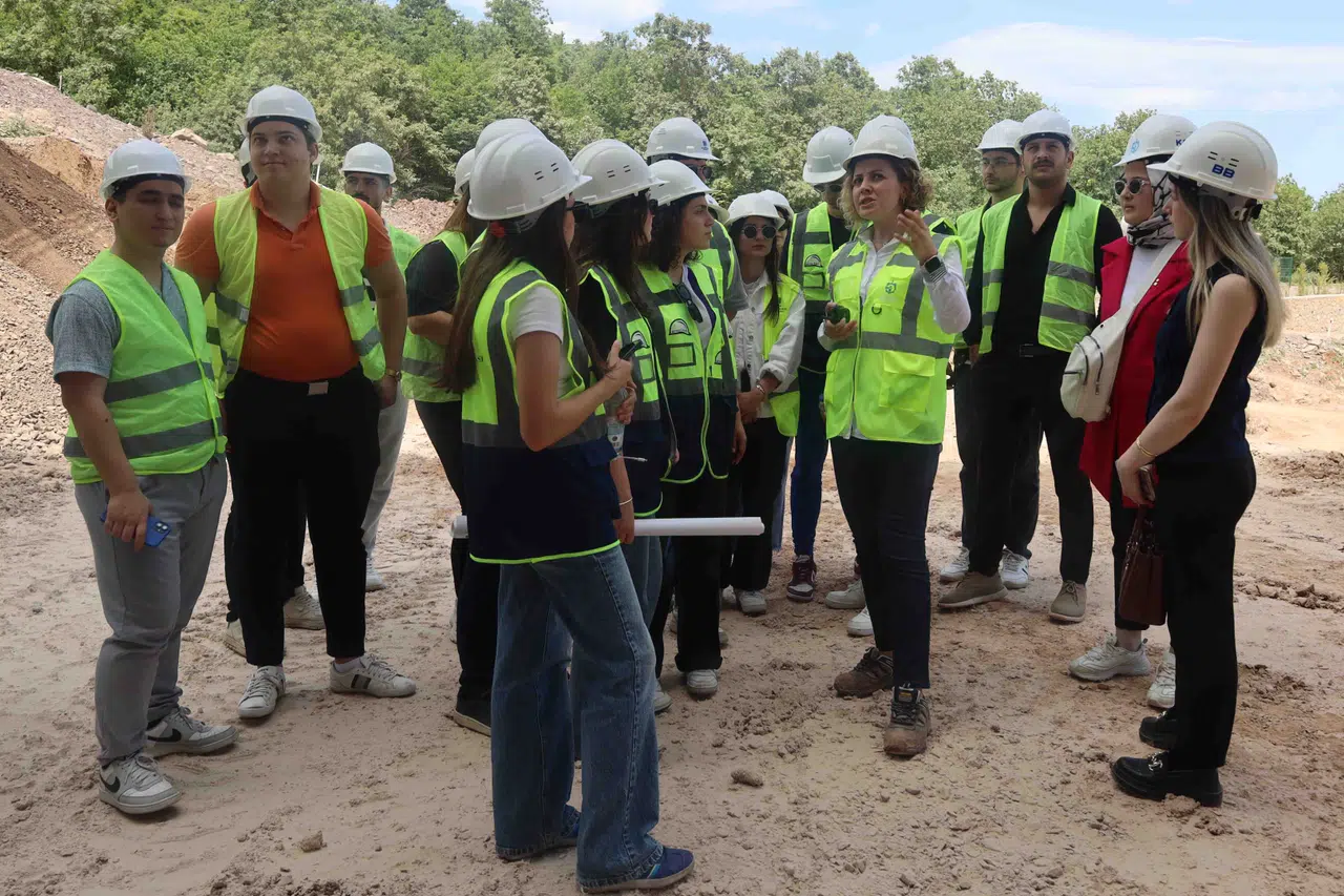 Taş Kırma Tesisi genç mühendisleri ağırladı