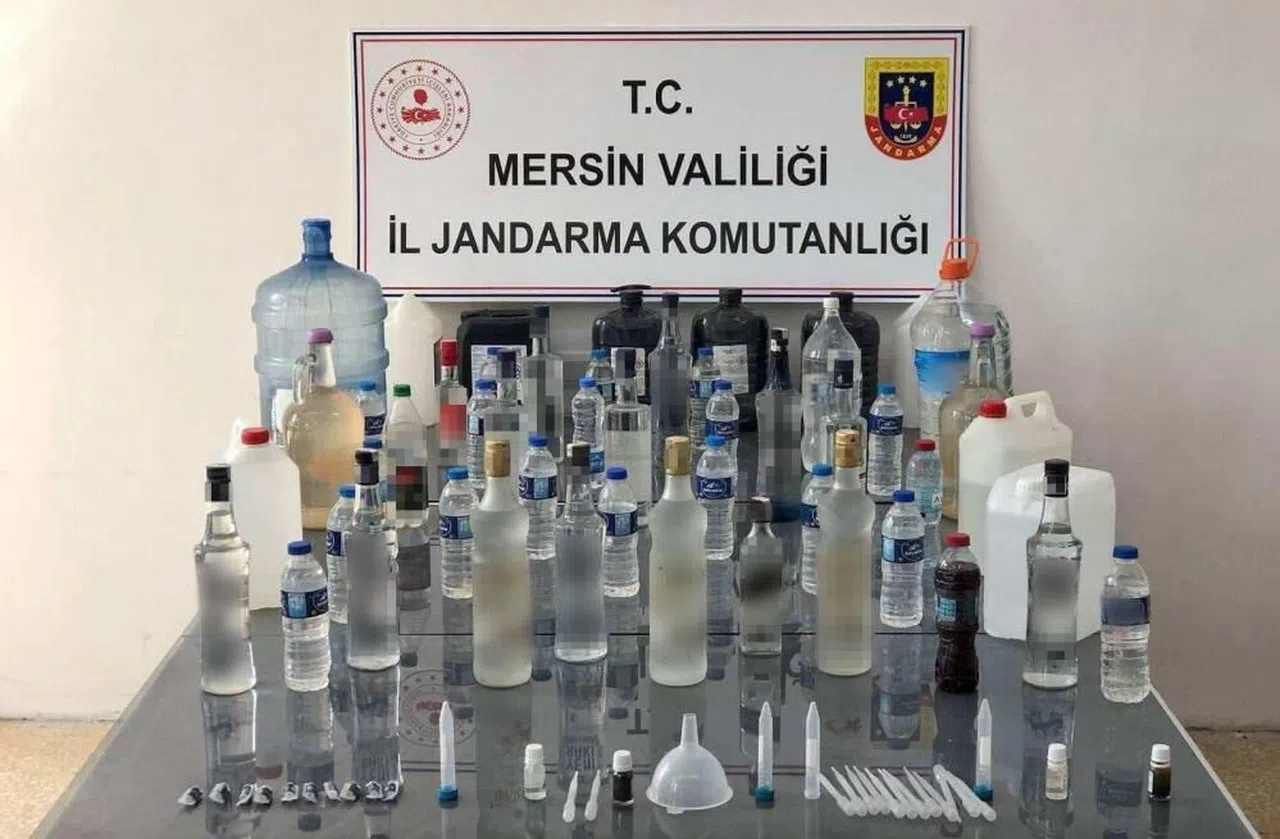 127 litre sahte içki ele geçirildi