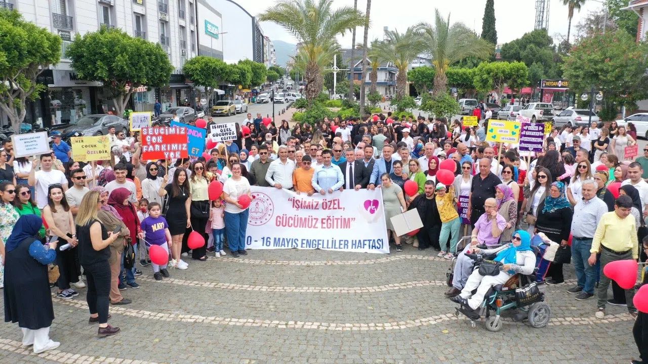 Engelliler Haftası İçin Farkındalık Yürüyüşü