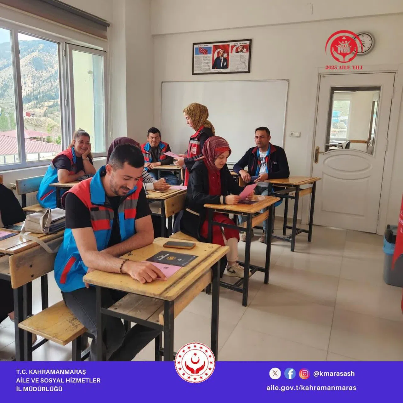 Kahramanmaraş’ta Aile Yılı Kapsamında Eğitim ve Tanıtım Etkinlikleri Sürüyor