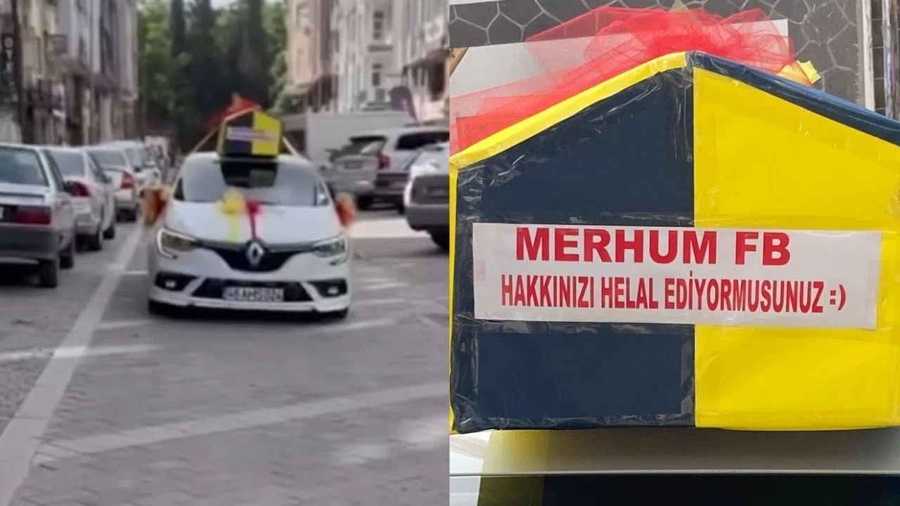 Kahramanmaraş’ta Galatasaraylı Taraftardan Tabutlu Kutlama!