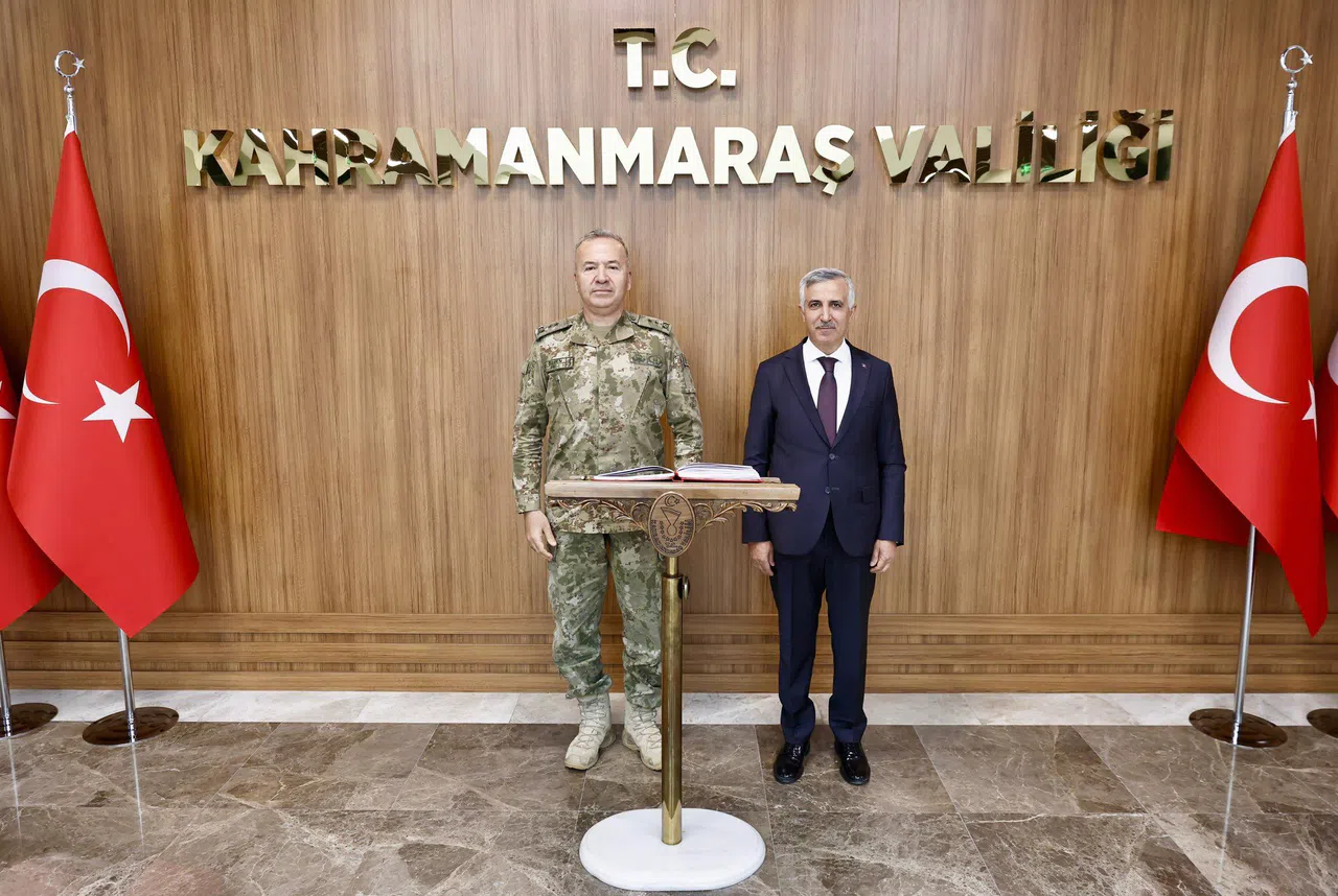 Vali Ünlüer, 6. Kolordu Komutanı Tümgeneral Özeren’i Ağırladı