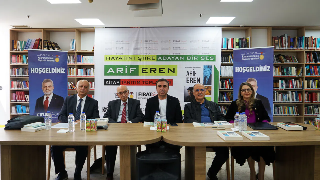 Kahramanmaraş’ta Şiir Gecesi: Arif Eren’in Eserleri Edebiyatseverlere Tanıtıldı