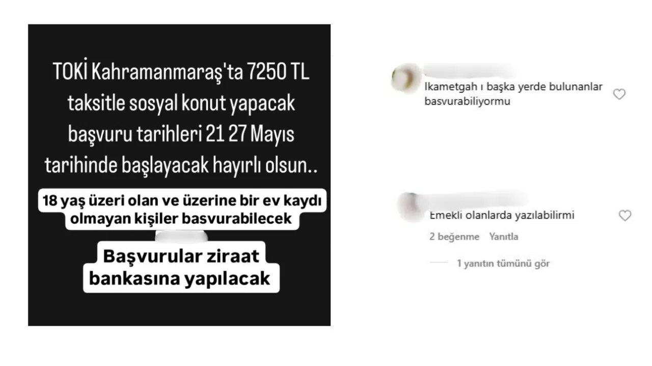 Kahramanmaraş’ta evler teslim edilmeden taksitli ev satılmayacak