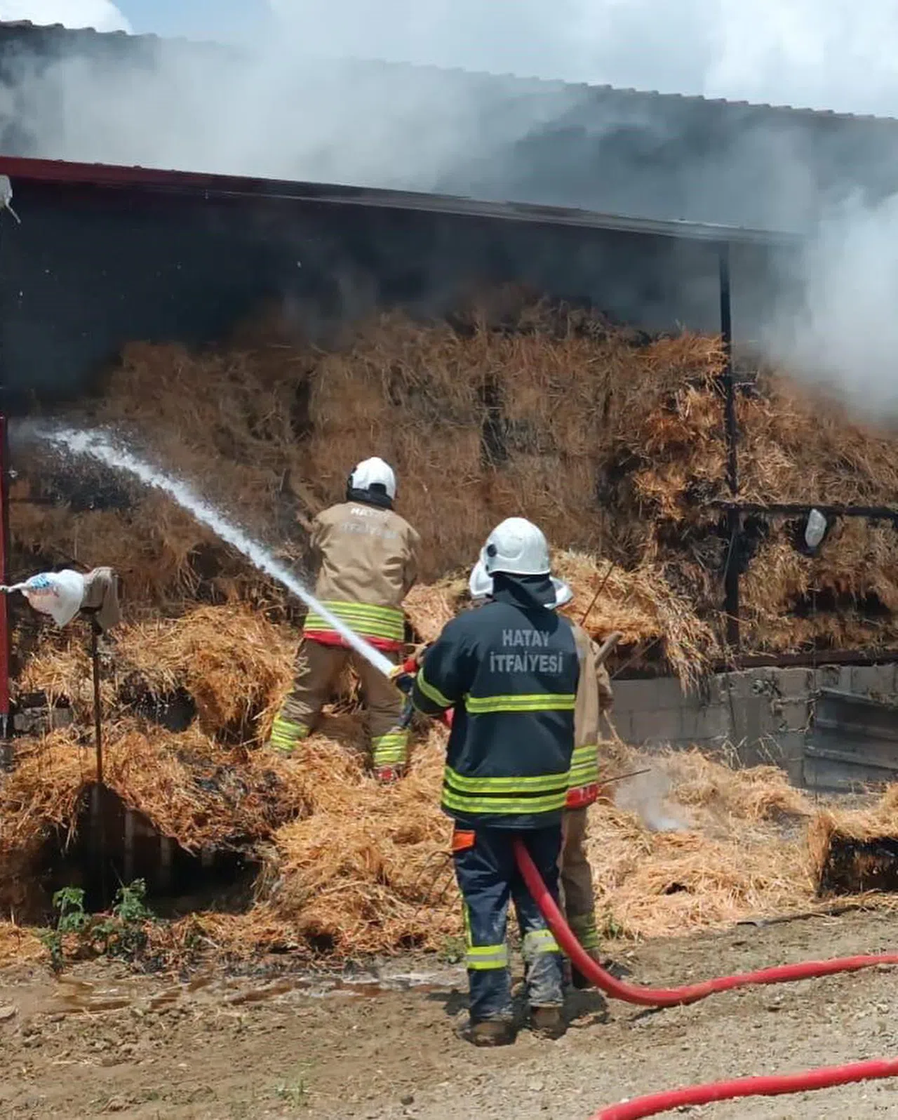 Samanlıkta Korkutan Yangın