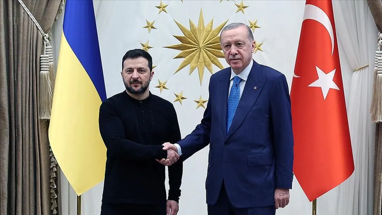 Cumhurbaşkanı Erdoğan, Ukrayna Lideri Zelenskiy ile Görüştü