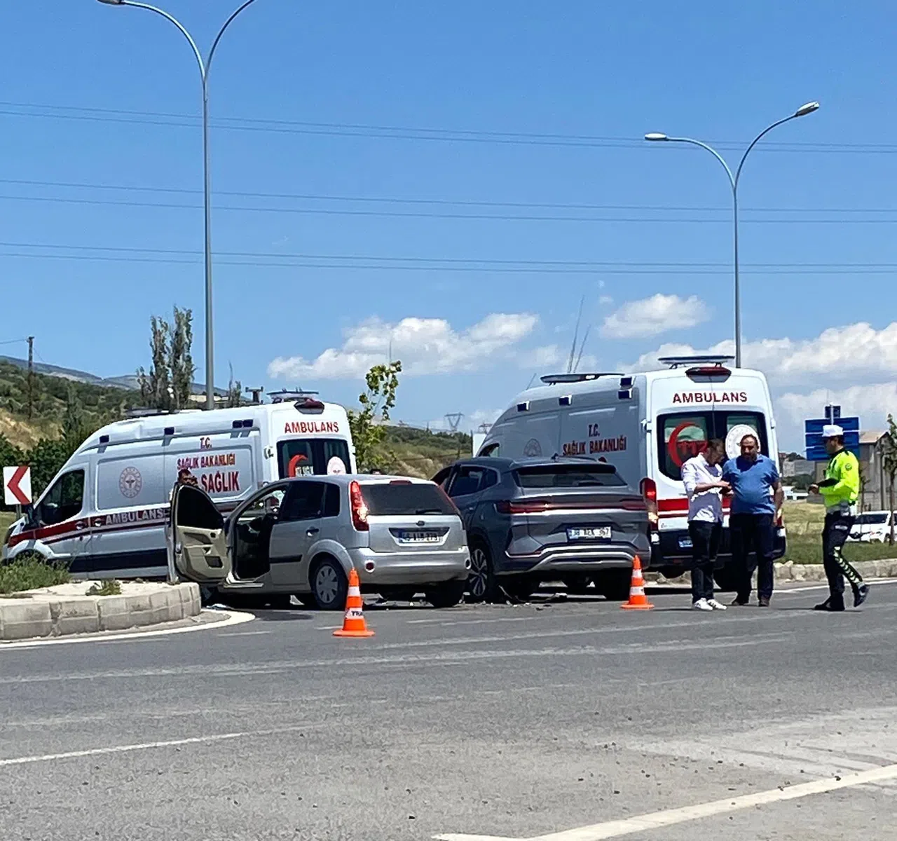 Kahramanmaraş Kayseri Yolu’nda Zincirleme Kaza