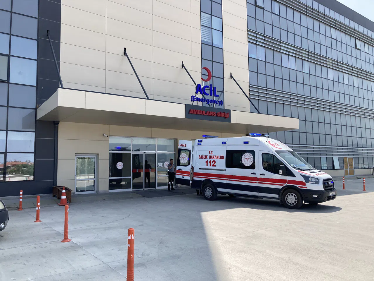 Üzerine Kurban Devrilen Kadın Ağır Yaralandı