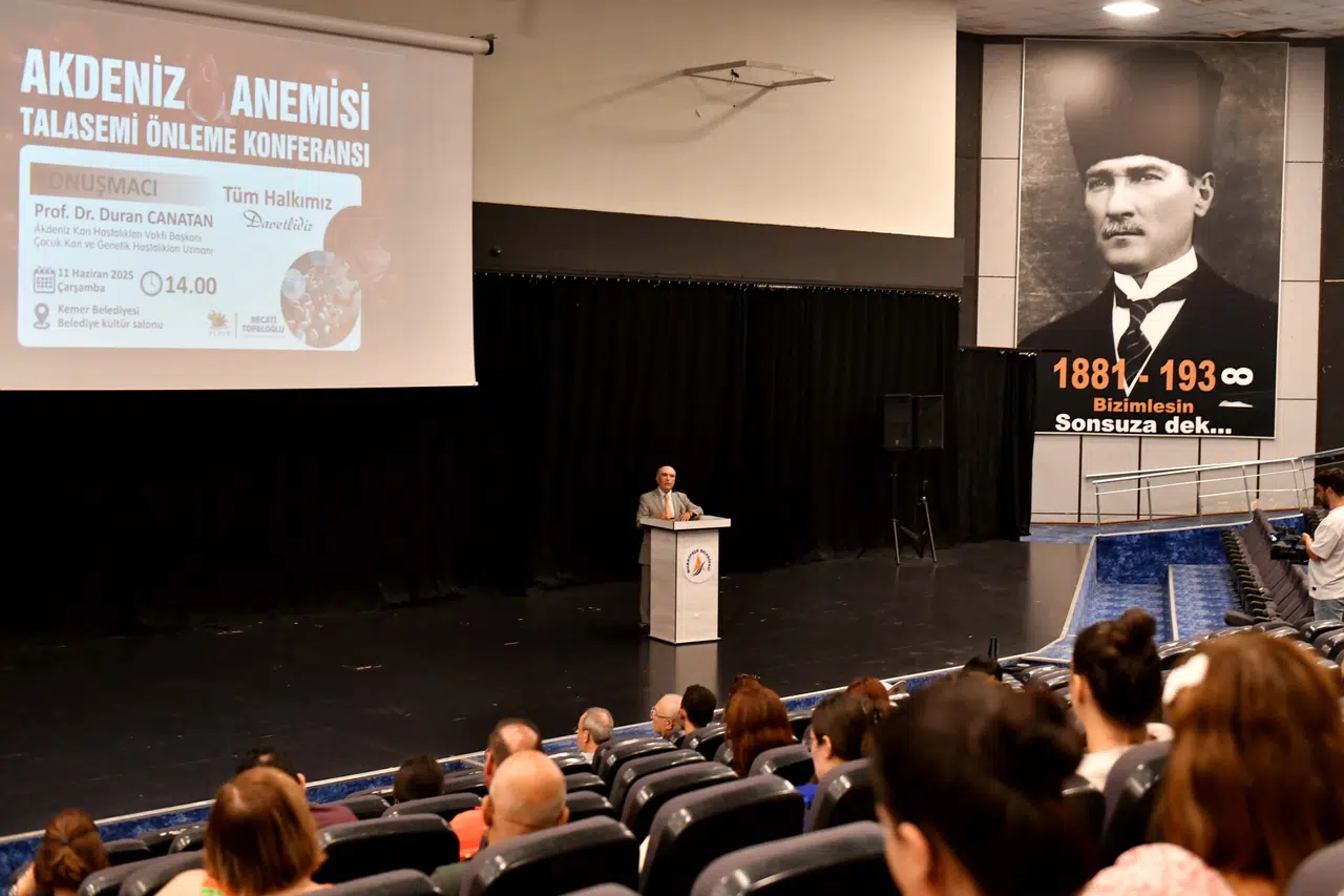 Antalya Muratpaşa'da 'Akdeniz Anemisi' farkındalığı