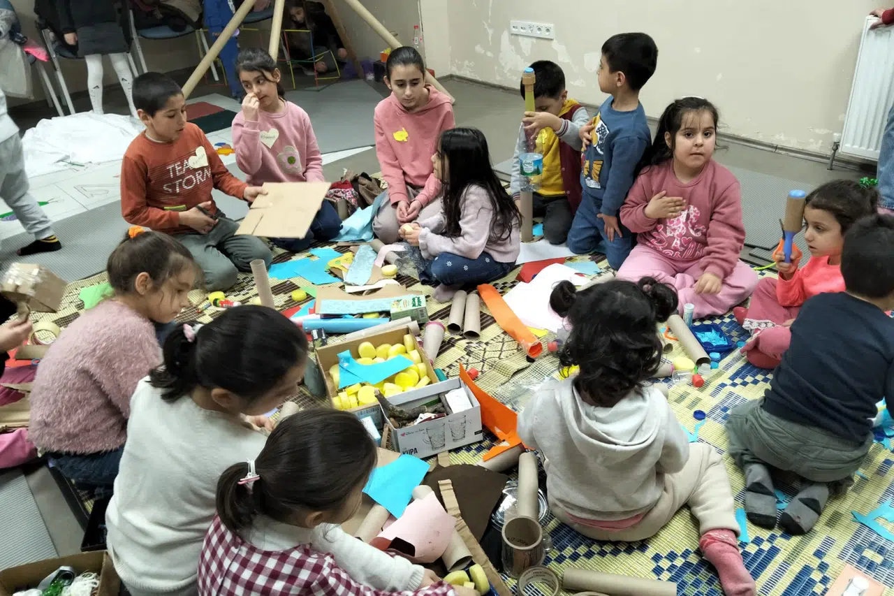 Bursa’da çocuklar 'Esnek Oyun Alanı'nda eğlenerek öğrendi