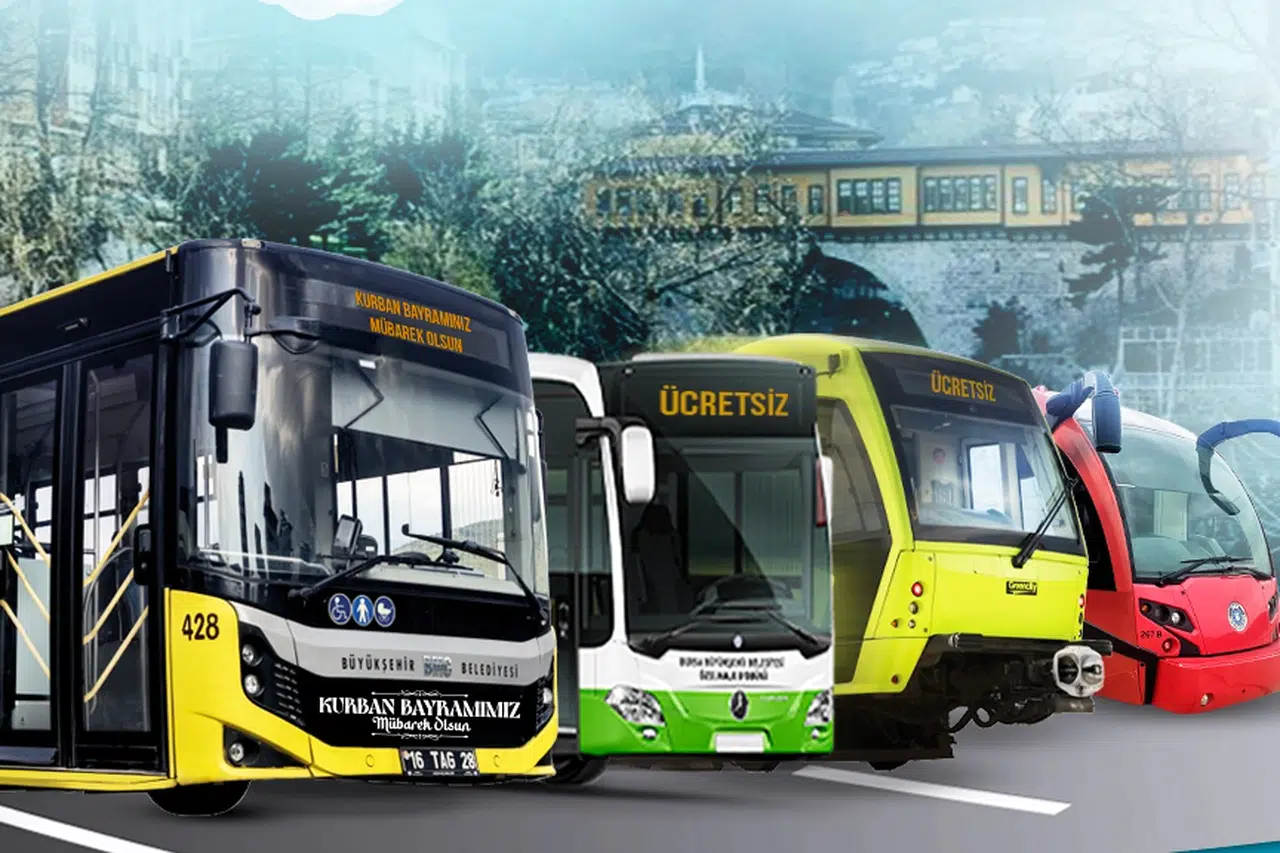 Bursa’da Kurban Bayramı boyunca ulaşım ücretsiz