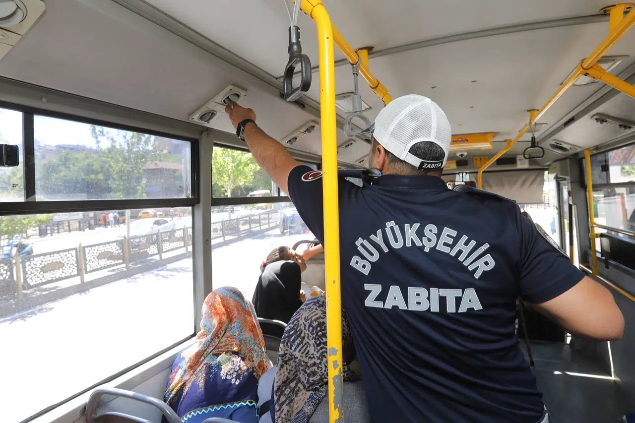 Gaziantep’te toplu taşımaya serinlik denetimi