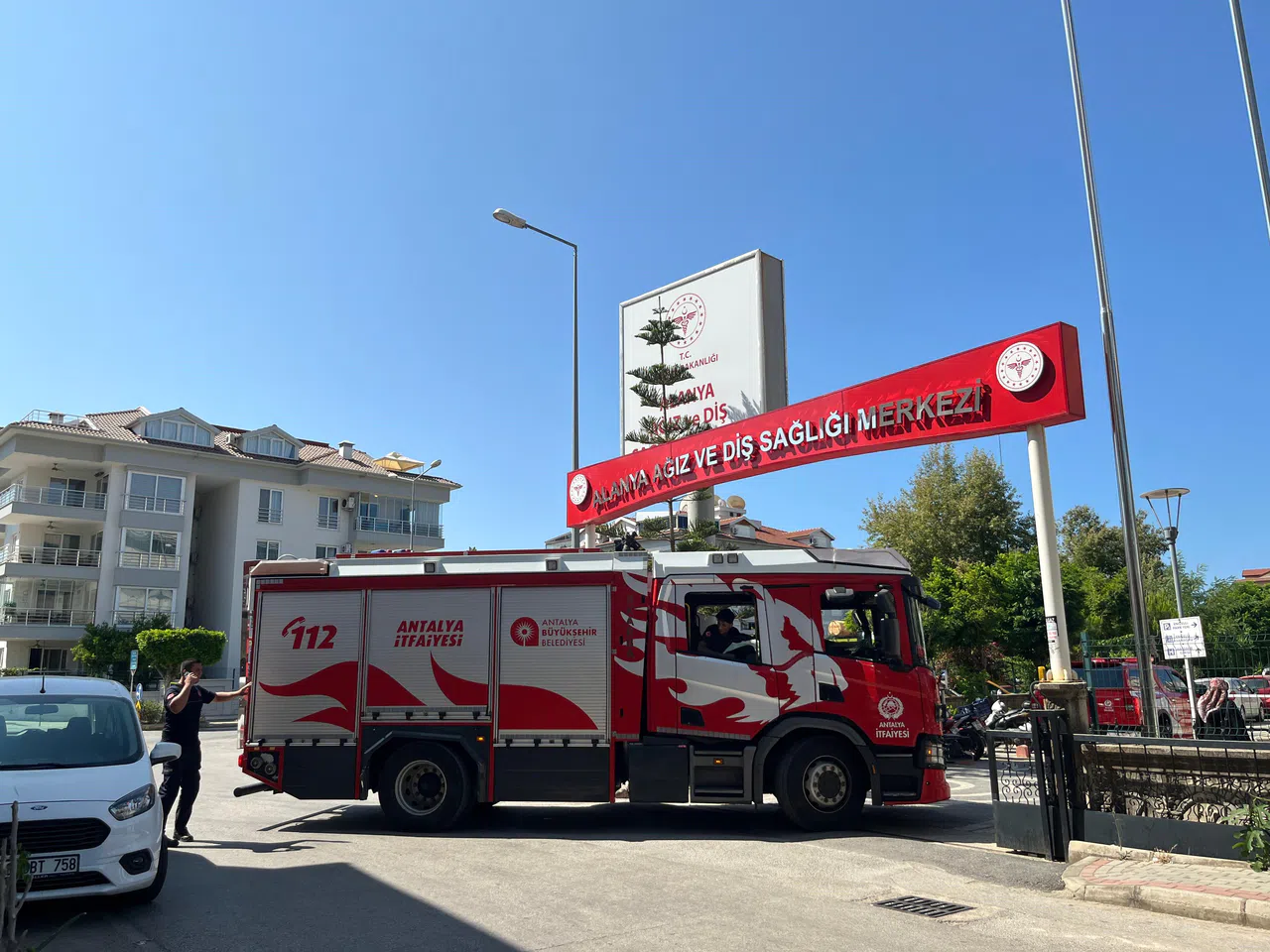 Ağız Ve Diş Sağlığı Merkezi'nde Yangın Paniği