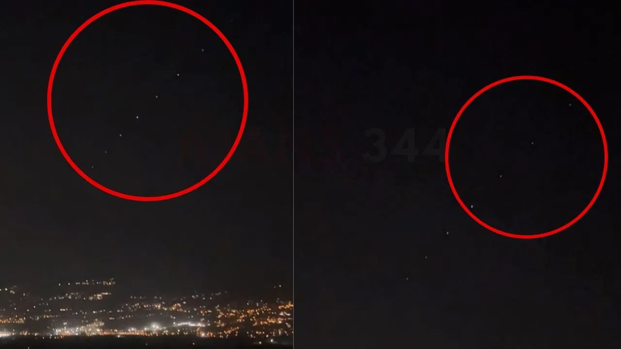 Kahramanmaraş Semalarında Gizemli Işıklar