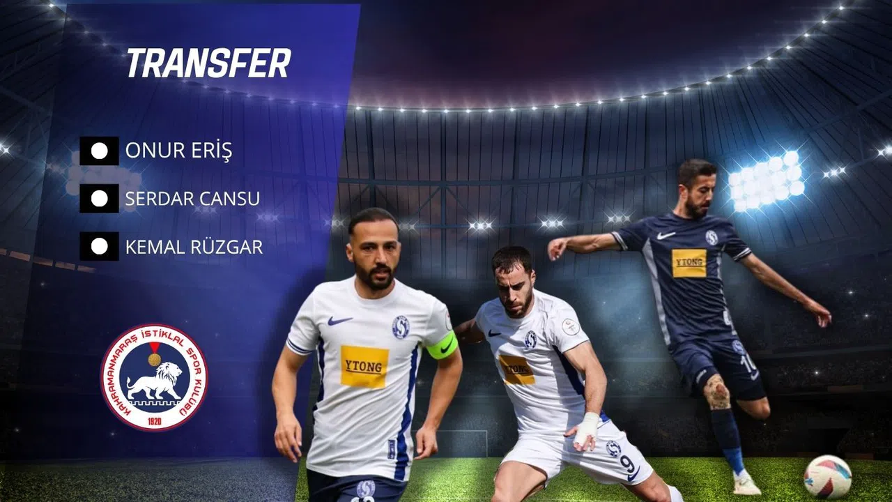 Kahramanmaraş İstiklalspor 3 Futbolcuyu Kadrosuna Katıyor