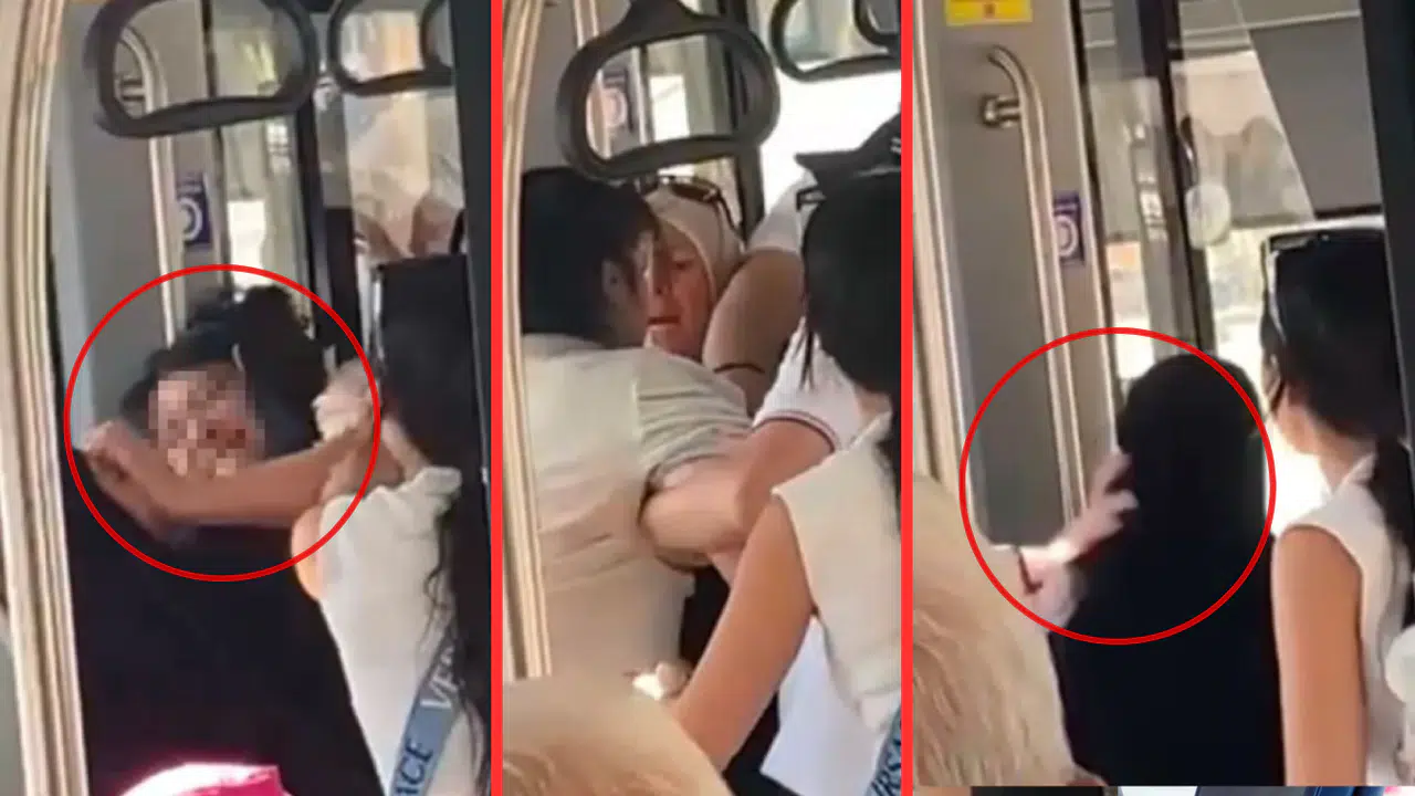 Otobüste Başörtülü Kadına Saldırı