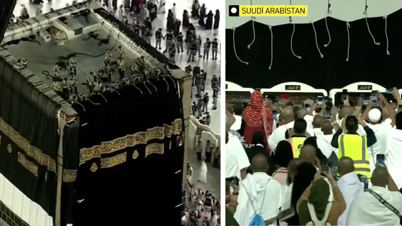 Hicri Yılbaşıyla Birlikte Kâbe’nin Örtüsü Değiştirildi