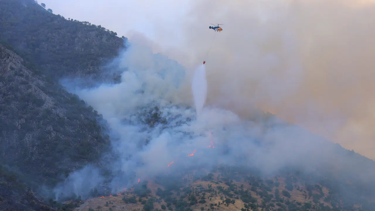 Kahramanmaraş'taki Orman Yangını: 26 Saattir Müdahale Ediliyor