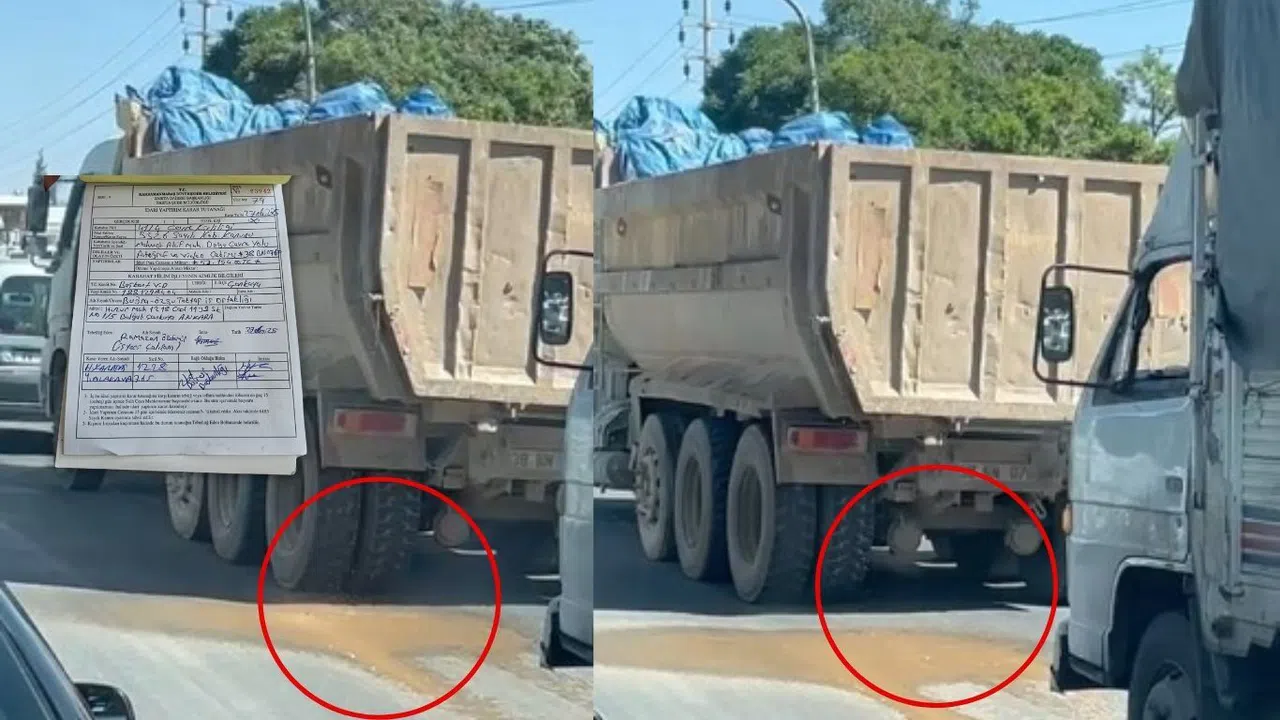 Kahramanmaraş’ta Çamurlu Su Akıtan Kamyona Ağır Ceza