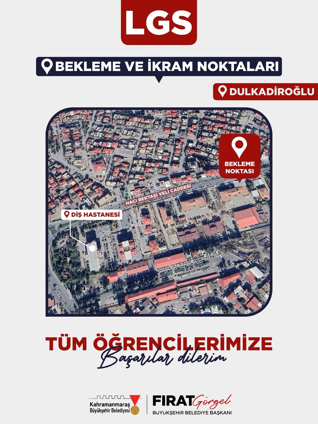 Kahramanmaraş’ta LGS Gününe Anlamlı Destek: Velilere ve Öğrencilere İkram Noktaları