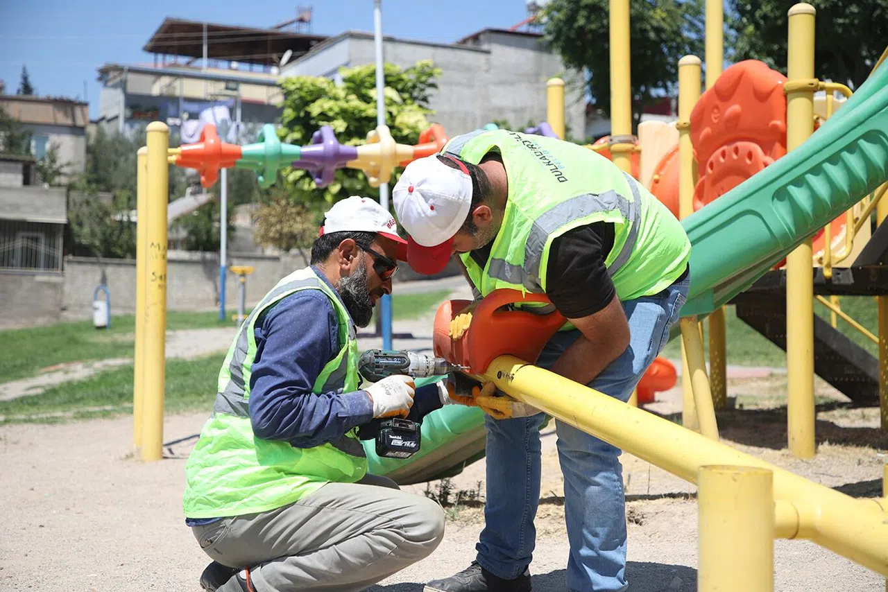 Dulkadiroğlu’nda Park Ve Bahçeler Yaza Hazır