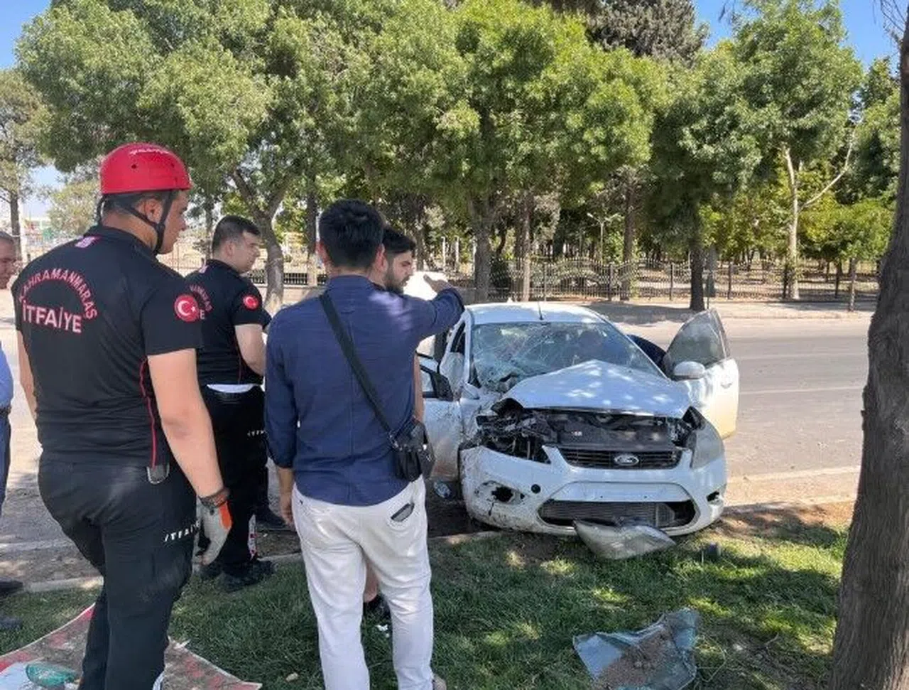 Kahramanmaraş’ta Trafik Kazası; 4 Yaralı