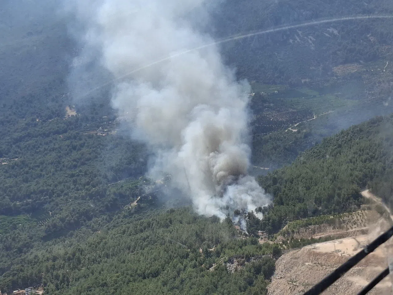 Finike'de Orman Yangını