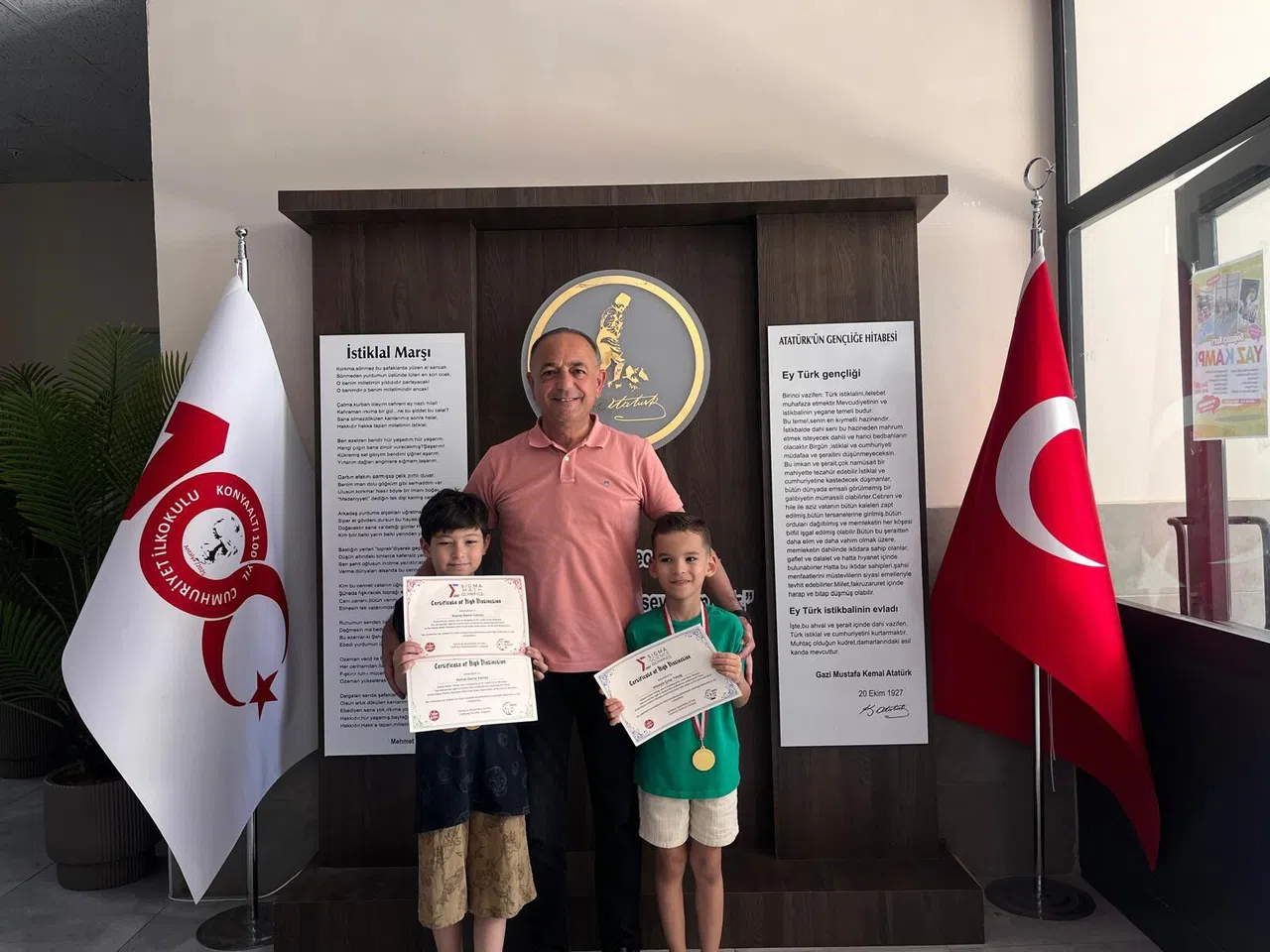 İlkokulu Öğrencilerinden Uluslararası Başarı